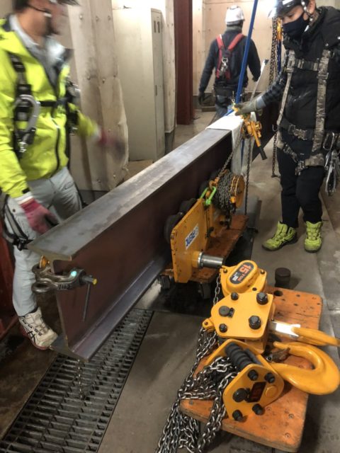 現場の様子です！