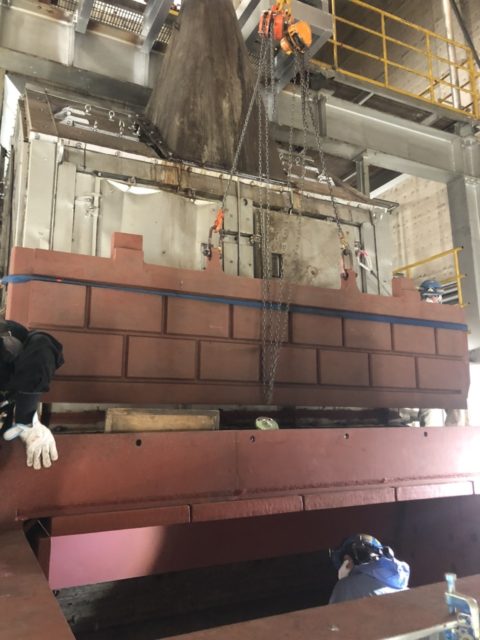 反発ブロック取り付け